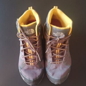 The North Face Gray and Orange Outdoor Boots